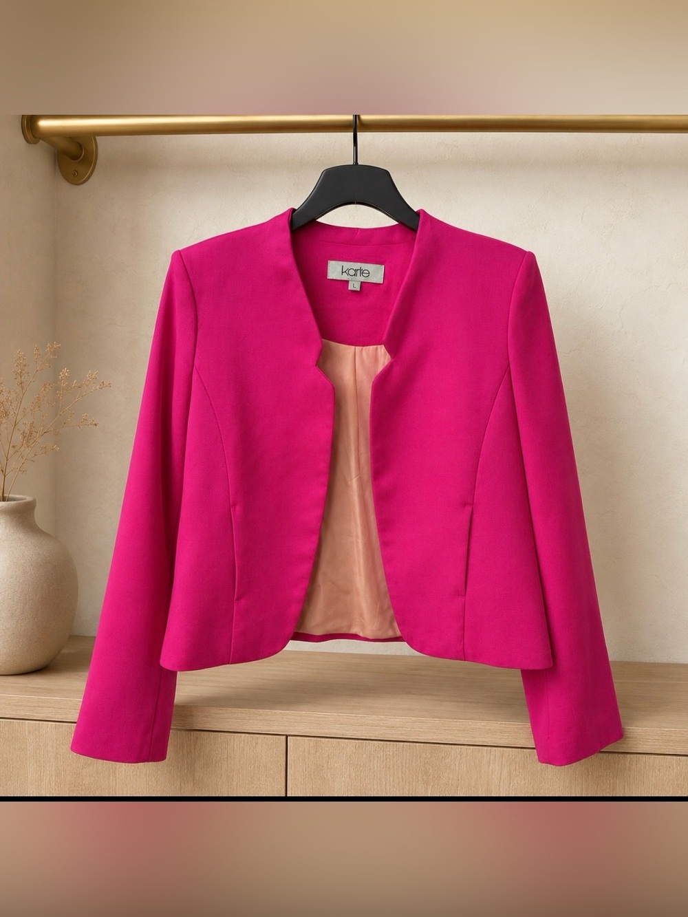 Karlie size large hot pink jacket